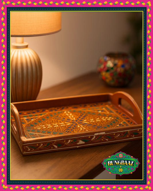 Swati Art Tray – Traditional Motif